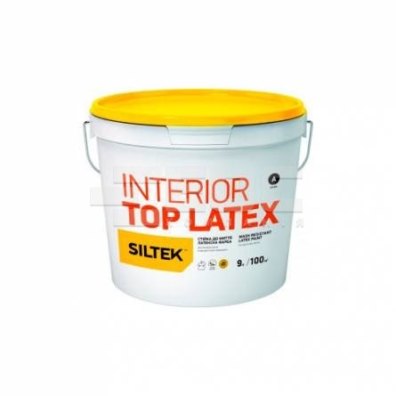 Краска латексная стойкая к мытью Siltek Interior Top Latex База С купить в Киеве - ЕОС. Смеси Силтек