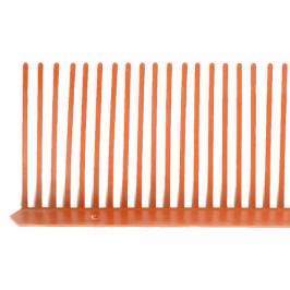 Гребень свеса плоский кирпичный