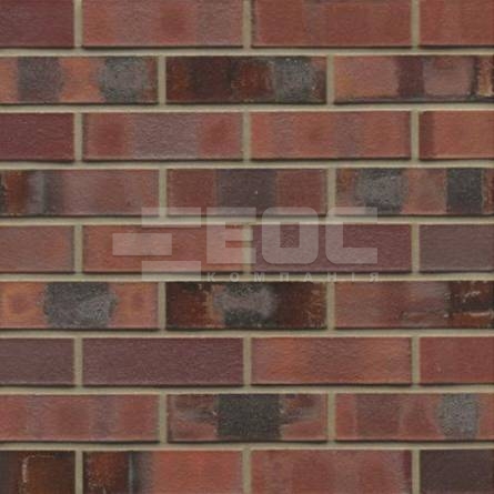 Клинкерный кирпич 04KS Rotbraun Bunt Kohle Spezial 290х90х40
