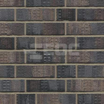 Клинкерный кирпич 15F Schwarz Bunt Edelglanz Bes Fufls 290х90х71