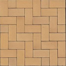 Тротуарная клинкерная брусчатка 02 Gelb Bunt 200x100x52