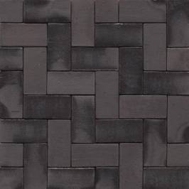 Тротуарная клинкерная брусчатка 15 Schwarz Bunt Edelglanz 200x100x40