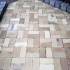 Тротуарная клинкерная брусчатка 35KS Creme Nuanciert Kohle Spezial 200x100x52