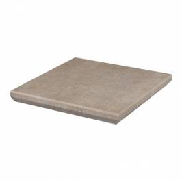Клинкерная угловая ступень с капиносом Viano Beige 330х330х38 Paradyz