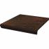 Клінкерна сходинка з капіносом проста структурна Semir Brown 300х330х38 Paradyz