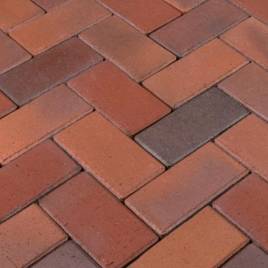 Тротуарная клинкерная брусчатка Penter Mediterrano 200x100x52