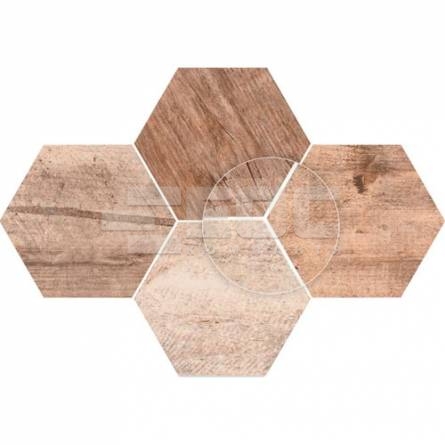 Плитка для пола Stargres Grey Wind Antracite Mosaik Hexagon Rect 283x408x10 купить в Киеве - ЕОС. Фо