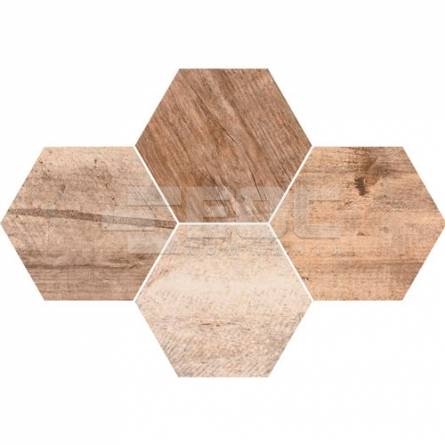 Плитка для пола Stargres Grey Wind Antracite Mosaik Hexagon Rect 283x408x10 купить в Киеве - ЕОС. Фо