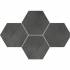 Плитка для пола Town Antracite Mosaik Hexagon Rect 283x408x10 купить в Киеве - ЕОС. Фото, цена