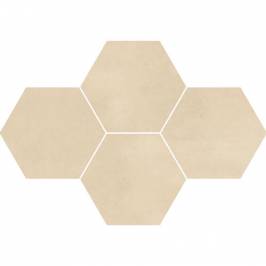 Плитка Stargres Town Beige Mosaik Hexagon Rect 283x408x10