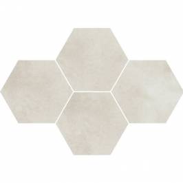 Плитка Stargres Town Soft Grey Mosaik Hexagon Rect 283x408x10