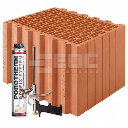 Керамический блок Porotherm 38 Dryfix