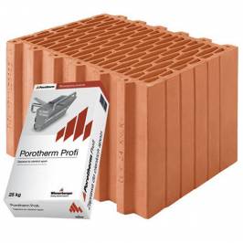 Керамический блок Porotherm 38 Profi