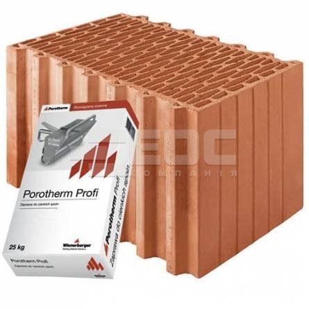 Керамический блок Porotherm 44 Profi