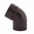 Коліно PROFIL діаметр 100/60° RAL 8017