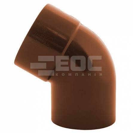 Коліно PROFIL діаметр 100/60° RAL 8004