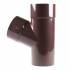 Трійник 60° PROFIL 100 RAL 8017