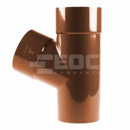 Трійник 60° PROFIL 100 RAL 8004