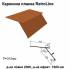 Карнизна планка Retroline RAL 750 PURMAT 0,5 мм