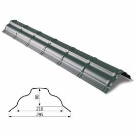 Коньок Omega великий RAL 023 PURMAT 0,5 мм