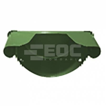 Заглушка желоба универсальная RAIKO 125, RAL 6020