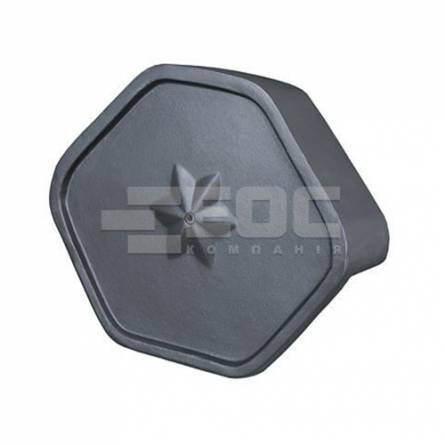 Завершение конька окончание М2 Серая ангобированная