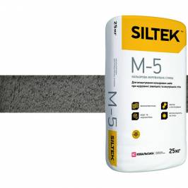 Кладочная смесь для лицевого кирпича Siltek М-5 Plus Серая