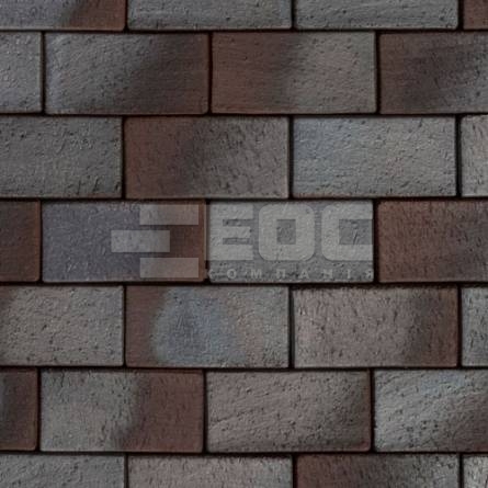 Тротуарная клинкерная брусчатка ABC Lubeck braun-blaugeflammt 200x100x45 купить в Киеве. Фото, цена,