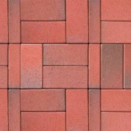 Тротуарная клинкерная брусчатка ABC Recker-bunt 200x100x52
