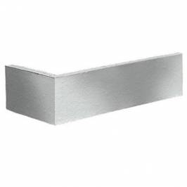 Угловая фасадная плитка Белая патина L 11 250/120х40х25 Good Brick
