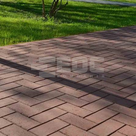 Тротуарная клинкерная брусчатка Gorlitz 200x100x52