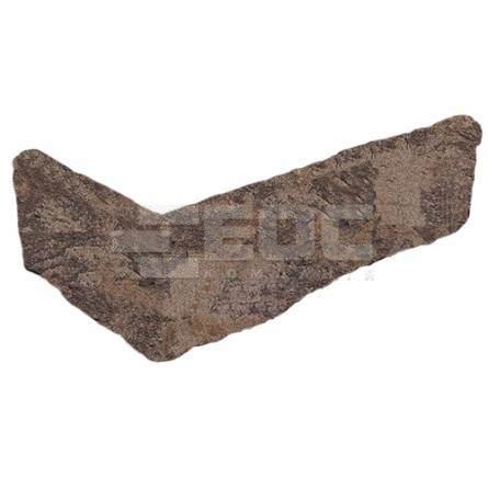 	Угловая плитка ручной формовки 321 Umber DF 210/100х65х20