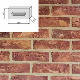 Екатеринославский кирпич ручной формовки Осенний лист NF 250x120x65