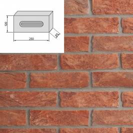 Екатеринославский кирпич ручной формовки Вишневый NF 250x120x65 