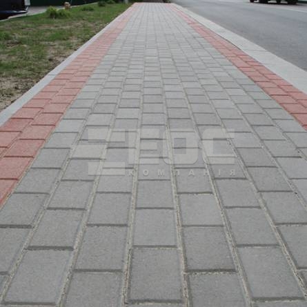Тротуарная плитка Кирпич стандартный 200х100х80 Красный