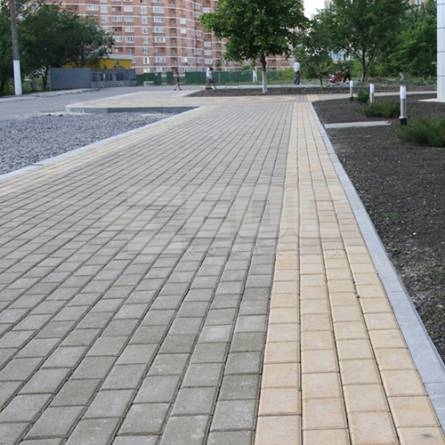 	Тротуарная плитка Кирпич стандартный 200х100х40 Персиковый